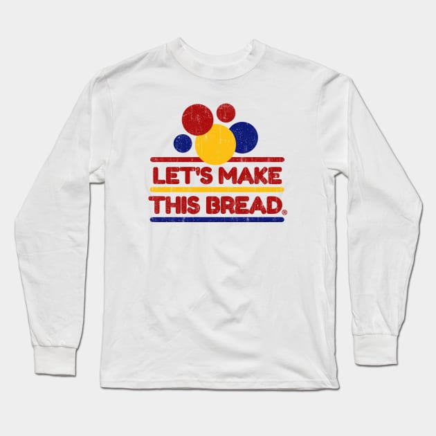 Wonder Bread / Retro Design Style Long Sleeve T-Shirt by Go Trends